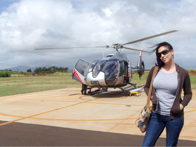 Helicopter tour in Maui, Hawaii